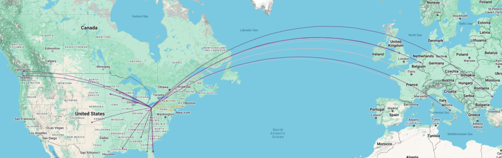 QSO Map for the activation of US-0020 on 19-Oct-2024 by KC8JC.